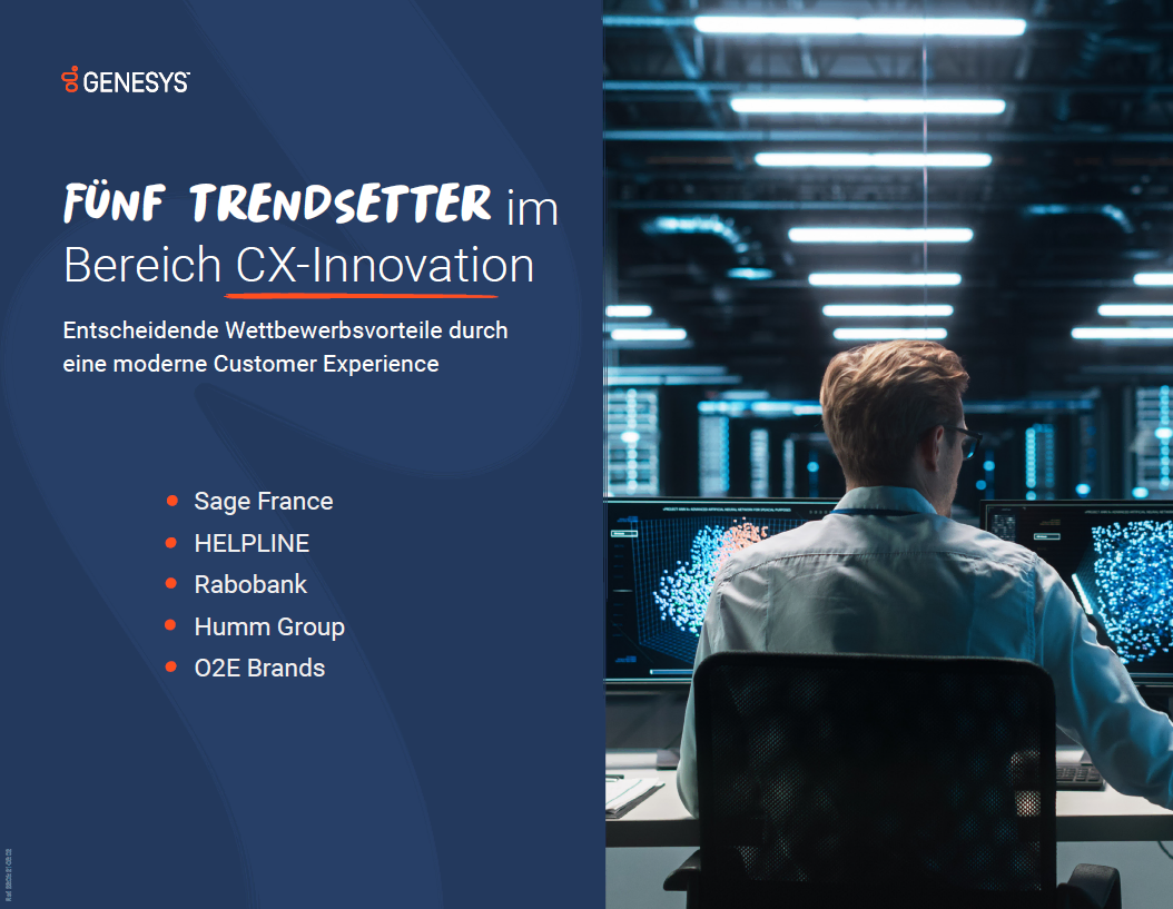 5 trendsetters in cx innovation de