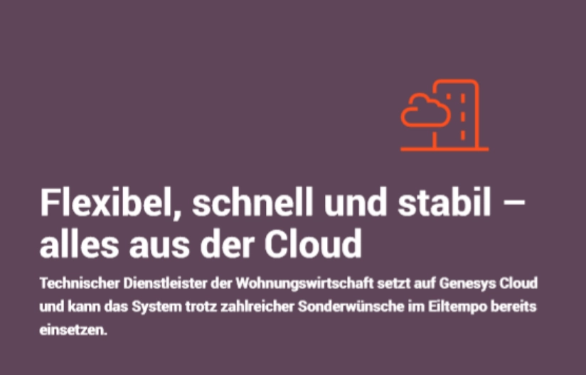 Flexibel, schnell und stabil alles aus der cloud