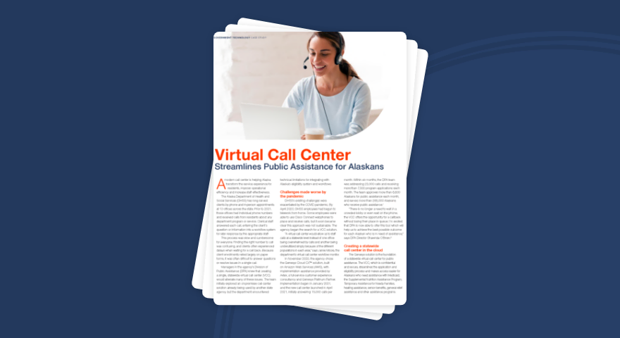 Govtech alaska case study virtual call center