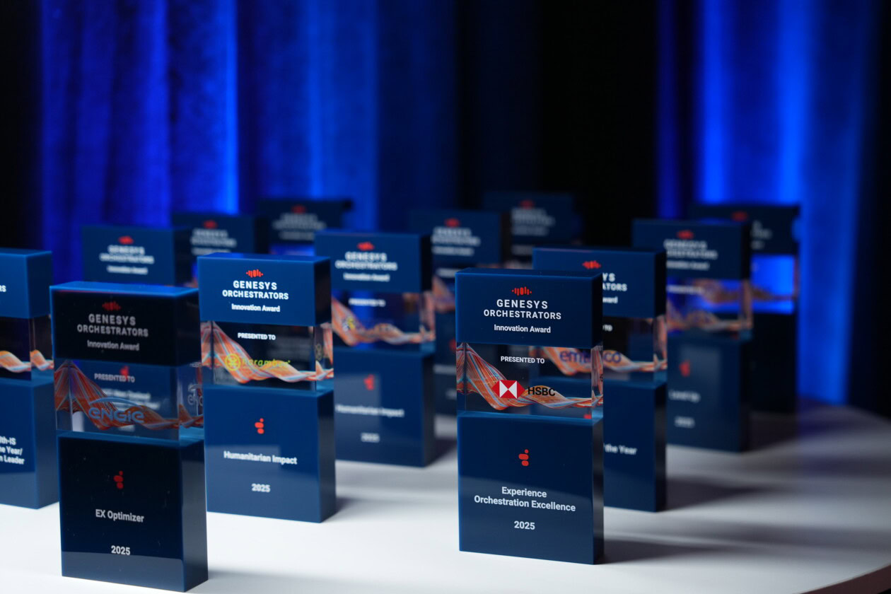 Trophies for 2025 orchestrators innovation awards