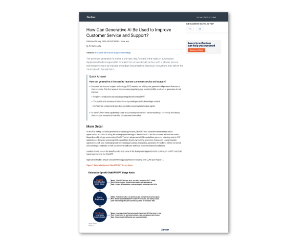 Gartner how can generative ai 2