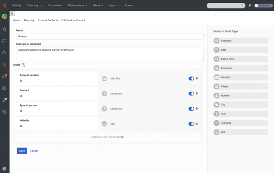 Custom fields b